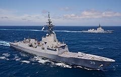 HMAS Hobart, HMAS Sydney, HMAS Brisbane, DDG Hobart class guided missile destroyers